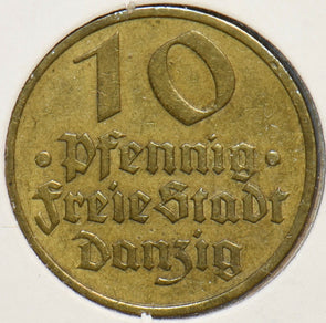 Danzig 1932 10 Pfennig Codfish animal 296336 combine shipping