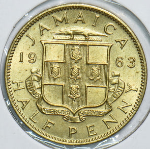 Jamaica 1963 1/2 Penny 198471 combine shipping