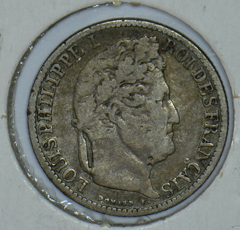 France 1847 Louis Phillipe I 50 Centimes 290595 combine shipping
