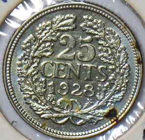 Netherlands 1928 25 Cents 902554 combine shipping