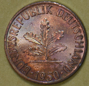 Germany 1950 Pfennig 191980 combine shipping