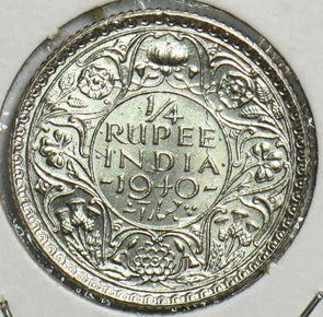 India British 1940 1/4 Rupee 152845 combine shipping