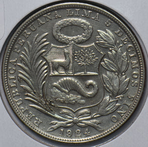 Peru 1924 Sol 490600 combine shipping