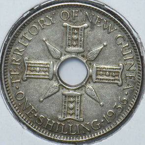 New Guinea 1936 Shilling 193258 combine shipping