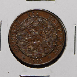 Netherlands 1904 2 1/2 Cents Lion animal  900375 combine shipping