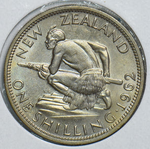 New Zealand 1962 Shilling 298706 combine shipping