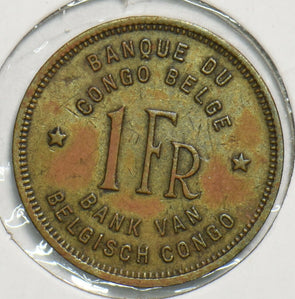 Belgium Congo 1946 Franc Elephantanimal 197878 combine shipping