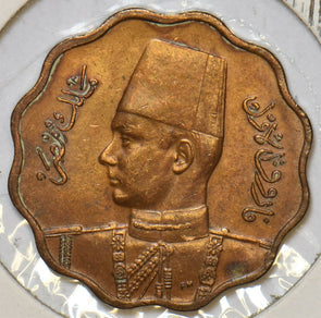 Egypt 1943 1362AH 10 Milliemes 240456 combine shipping