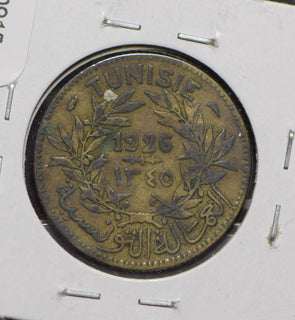 Tunisia 1926 AH 1340 Franc  900915 combine shipping
