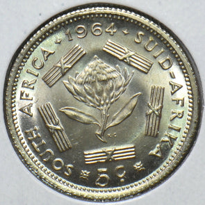 South Africa 1964 5 Cents 294321 combine shipping