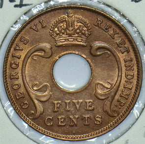 East Africa 1941 5 Cents BU 290756 combine shipping
