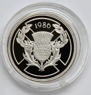 Great Britain 1986  2 Pounds silver  Proof BU0264 combine shipping