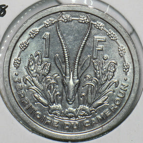 France 1948 Franc Gazelle animal Cameroon 197028 combine shipping