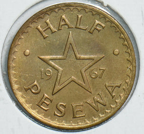 Ghana 1967 1/2 Pesewa 0 904433 combine shipping