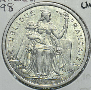 French Polynesia 1998 2 Francs UNC 152746 combine shipping