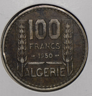 Algeria 1950 100 Francs  290651 combine shipping