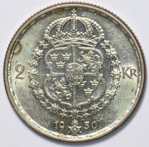 Sweden 1950 2 Kronor 293799 combine shipping