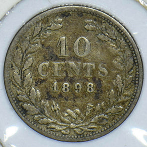 Netherlands 1898 10 Cents 291350 combine shipping