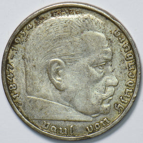 Germany 1938 2 Mark Eagle animal 193441 combine shipping