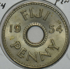 Fiji 1954 Penny 196372 combine shipping