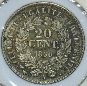 France 1850 20 Centimes 490059 combine shipping