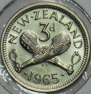 New Zealand 1965 3 Pence 196418 combine shipping