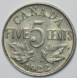 Canada 1922 5 Cents 150989 combine shipping