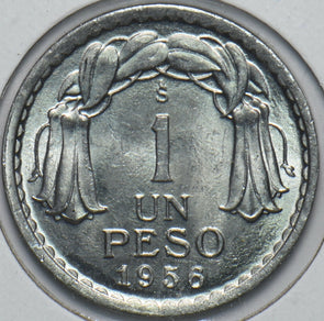 Chile 1956 Peso 193762 combine shipping