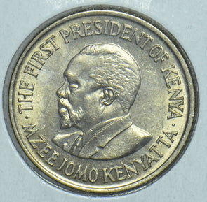 Kenya 1971 Mzeejomo Kenyatta 50 Cents Lions animal First President Of Kenya 1915