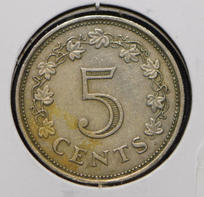 Malta 1972 5 Cents  901325 combine shipping