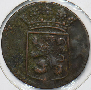 Netherlands East Indies 1743 Duit Lion animal 294886 combine shipping