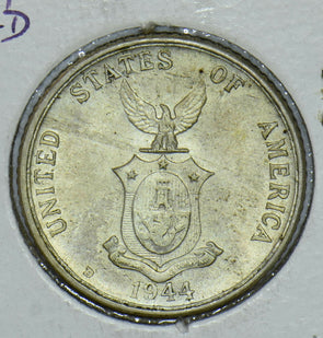 Philippines 1944 Lady Posing 20 Centavos Eagle animal 290905 combine shipping