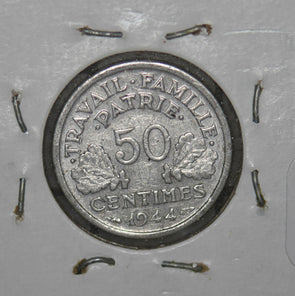 France 1944 B 50 Centimes  290072 combine shipping