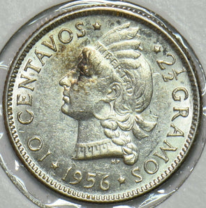 Dominican Republic 1956 10 Centavos 240351 combine shipping
