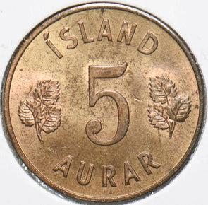 Iceland 1965 5 Aurar 192383 combine shipping