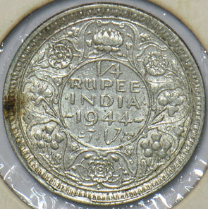 India British 1944 ¼ Rupee 903244 combine shipping