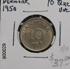 Denmark 1950 10 Ore BU 900029 combine shipping
