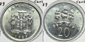 Jamaica 1989 20 Cents 904666 combine shipping
