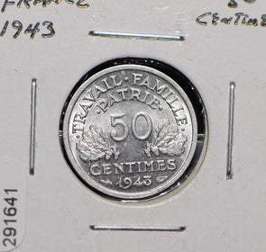 France 1943 50 Centimes  291641 combine shipping