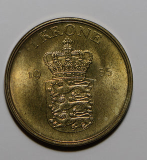 Denmark 1935 Krone BU 290340 combine shipping
