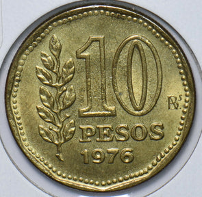 Argentina 1976 10 Pesos  901937 combine shipping