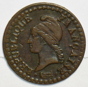 France 1798 ~99 Centime L'AN-7 491468 combine shipping