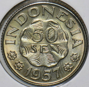 Indonesia 1957 50 Sen 195073 combine shipping