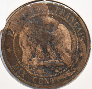 France 1855 A 10 Centimes Eagle animal 900601 combine shipping