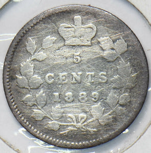 Canada 1889 5 Cents Queen Victoria 293316 combine shipping