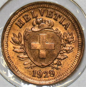 Switzerland 1929 Rappen 491342 combine shipping