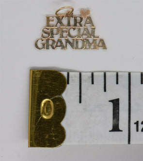 Extra Special Grandma 14K Gold Pendant GP0028