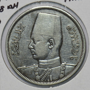 Egypt 1939 AH1358 10 Piastres 292709 combine shipping