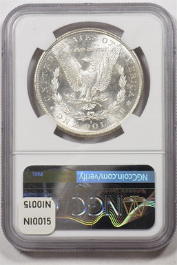 1881-S Morgan Dollar Silver Glossy NGC MS62 NI0015