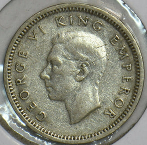 New Zealand 1937 3 Pence 903683 combine shipping